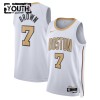 Canotte Bambino Boston Celtics Jaylen Brown Nike 2025-26 City Edition Bianco Swingman